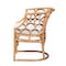 Baxton Studio Aster Modern Bohemian Natural Brown Rattan Armchair 225-13073-ZORO - alternate 2